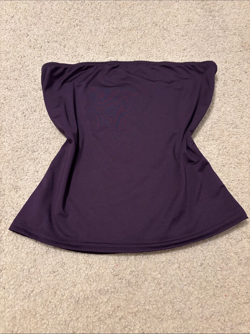 SHEIN Plum Strapless Tube Camisole